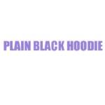 Plain Black Hoodie